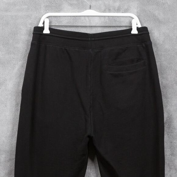 HUGO BOSS Track Stripe Heavyweight French Terry Jogger Sweatpants Black Mens XL - Picture 8 of 13